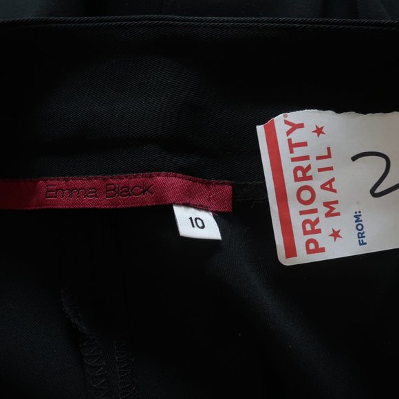 EMMA BLACK BLACK PANTS SZ 10 * - Picture 8 of 8